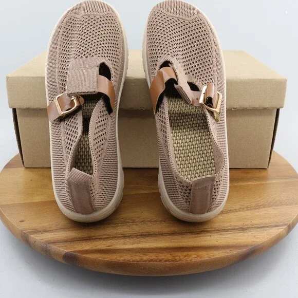 JIidiao Women Round Toe Platform Slip-ons Size 8.5 - Picture 7 of 10